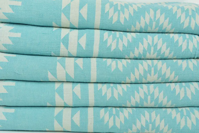 Housewarming Gift, Woven Throw Blanket, Personalized Blanket, Bridesmaid Gifts Personalized, Christmas Tablecloth, 84x56 Cotton Kilim Towel - 3