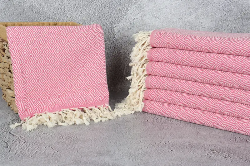 Custom Name Towel, 70x40 Cotton Diamond Towel, Beach Theme Wedding Gift, Organic Turkish towel, Christmas Gift, Personalized Beach Towel, Bath towel - 3