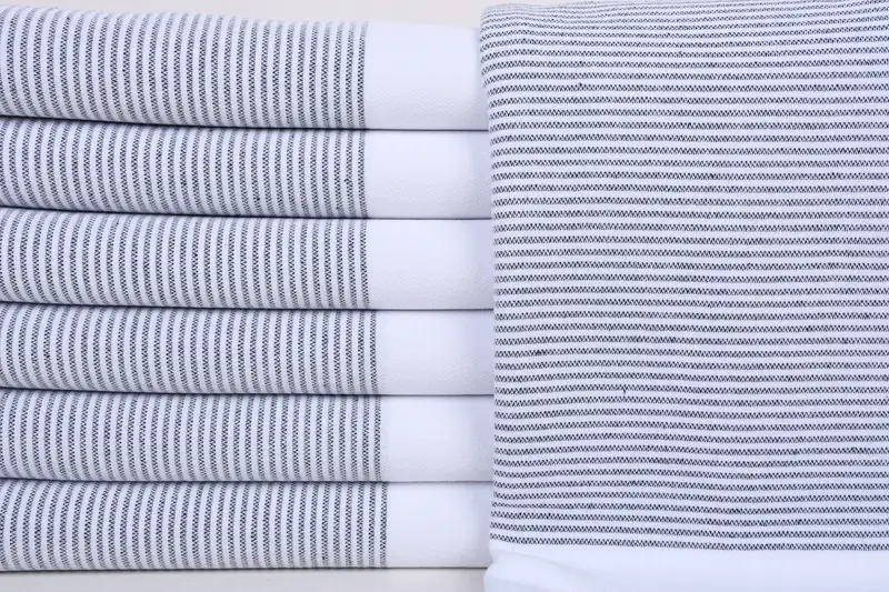Turkish Towel Monogram, Embroidery Towel, Engagement Gift, Sand-resistant towel, Monogram Turkish Towel, Quick-dry towel, 70x36 Cotton Striped Towel - 1