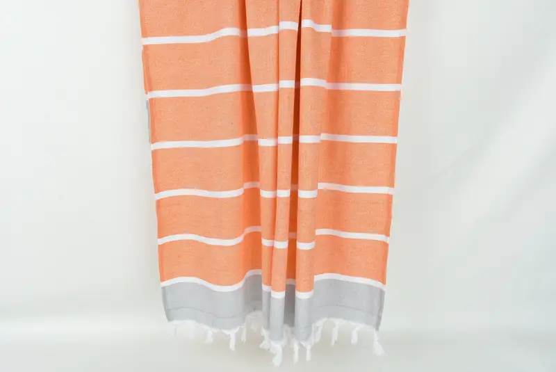 Personalized Turkish Towel, 68x40 Cotton Striped Terry Towel, Peshtemal Towel, Gift For Him, Customized Turkish Towel, Bridal Shower Gift, Home Gift - 8