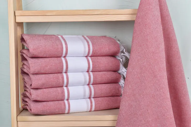 Gym Towel, House Warming Gift, Peshtemal Towel, 70x40 Cotton Striped Towel, Luxury towel, Turkish Bath Towel USA, Turkish beach towel, Cotton towel - 2