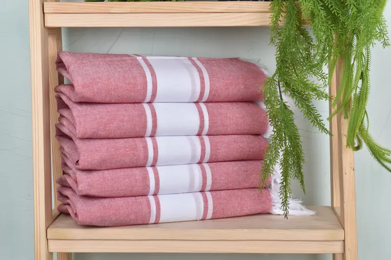 Gym Towel, House Warming Gift, Peshtemal Towel, 70x40 Cotton Striped Towel, Luxury towel, Turkish Bath Towel USA, Turkish beach towel, Cotton towel - 1