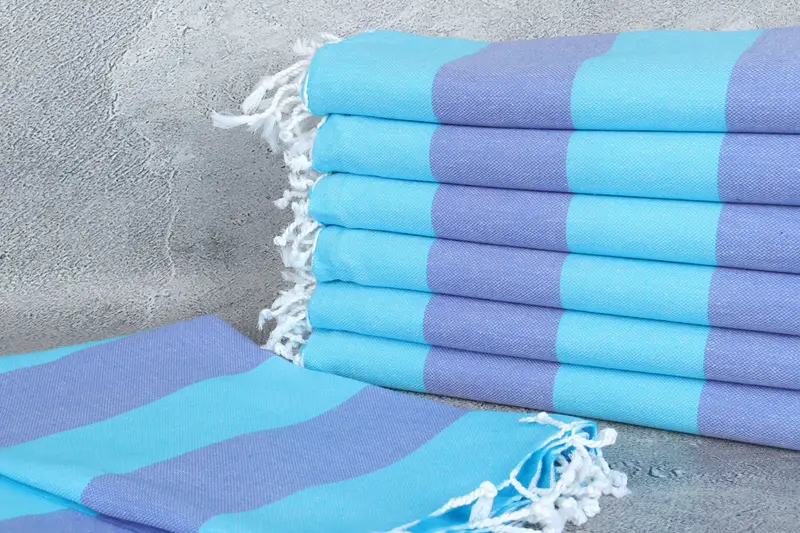 Personalized Bridesmaid Gift, Personalized Gift, Custom Gifts, 70x40 Cotton Striped Towel, Spa Towel, Turkish bath towel, Embroidered Turkish Towel - 2