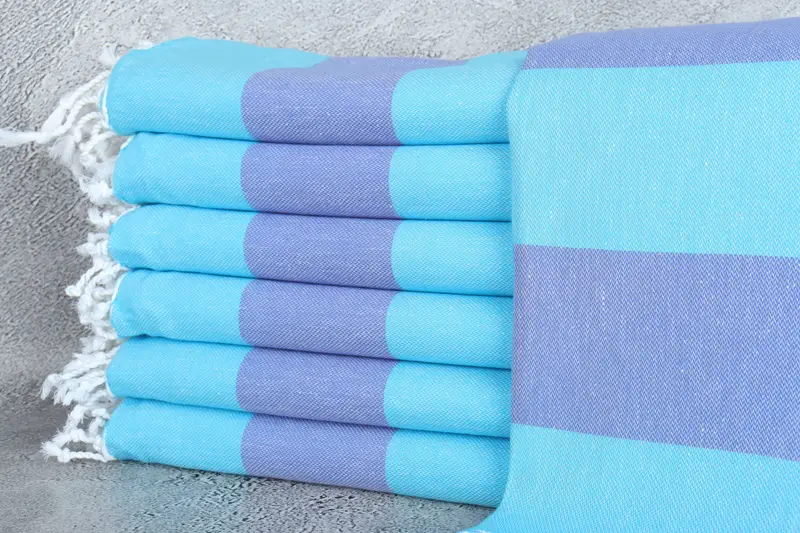 Personalized Bridesmaid Gift, Personalized Gift, Custom Gifts, 70x40 Cotton Striped Towel, Spa Towel, Turkish bath towel, Embroidered Turkish Towel - 1