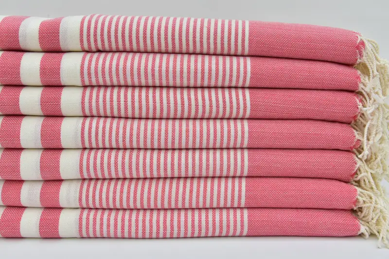 Turkish Towel Beach, Gift For Mom, Home Decor Gifts, Guest Towel, 70x40 Cotton Striped Towel, Handmade Turkish hammam towel, Peshtemal Towel - 2