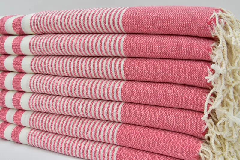 Turkish Towel Beach, Gift For Mom, Home Decor Gifts, Guest Towel, 70x40 Cotton Striped Towel, Handmade Turkish hammam towel, Peshtemal Towel - 3