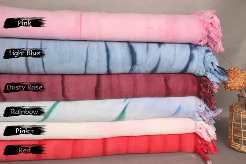 Halloween Gifts, Halloween Bachelorette Party, Bedspread, Wedding Favors, 96x80 Cotton Striped Tie Dye Towel, Woven Throw Blanket, Organic Throw - 1