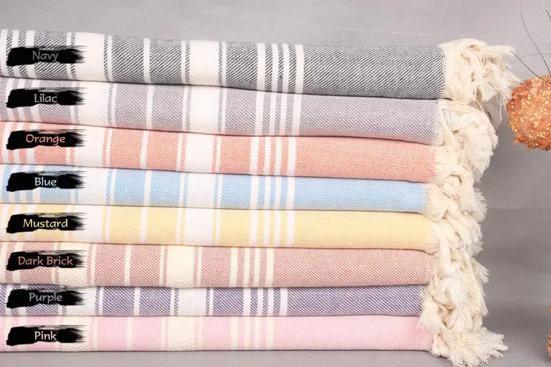 Gift For Bride, Pool Towels, Fouta towel, Beach Towel Personalized, Lightweight Turkish towel, 70x40 Cotton Herringbone Towel, Quick-dry peshtemal - 1