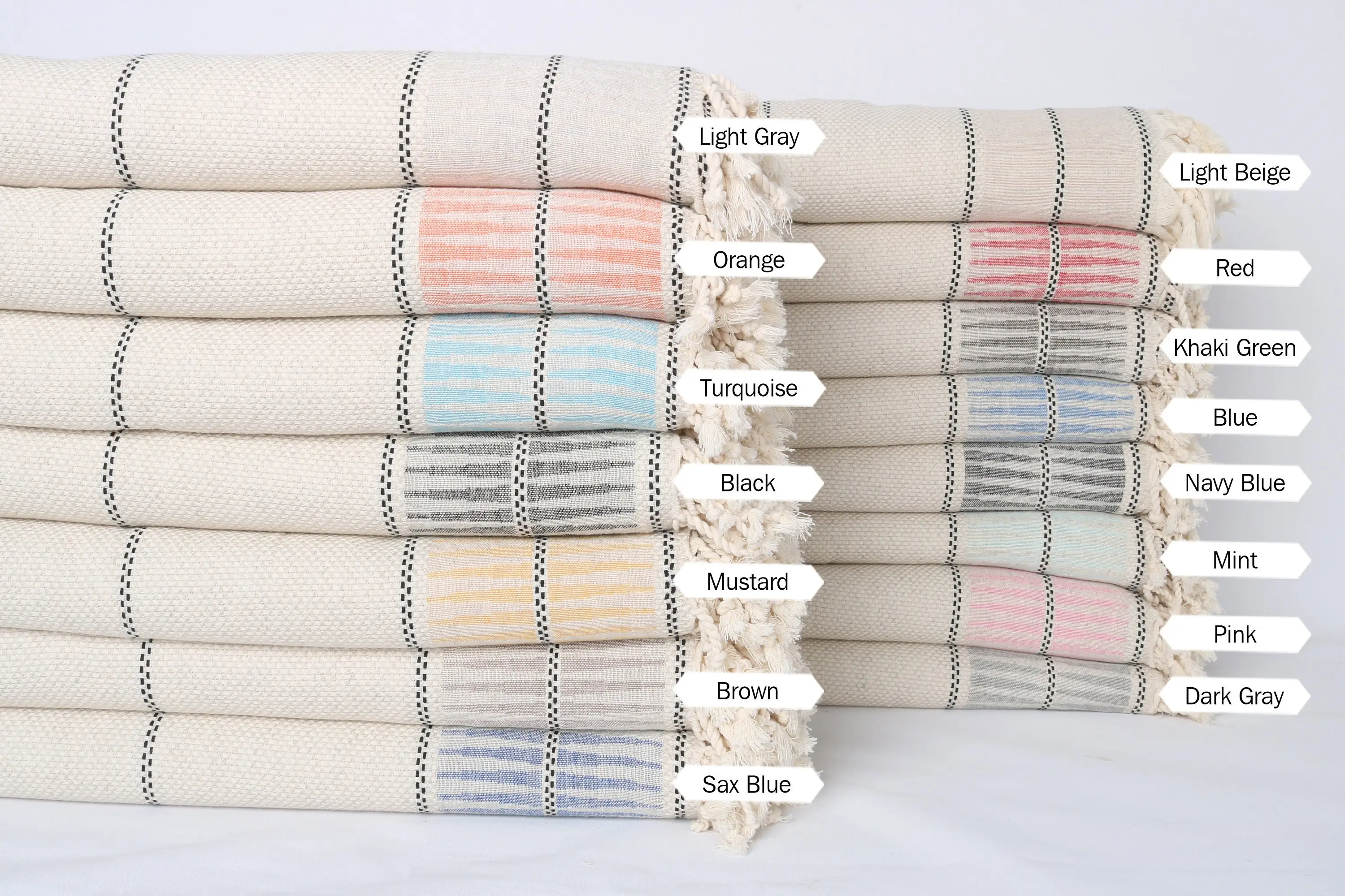 Turkish Cotton 95x103 Beach Throw, Personalized Blanket, Bridal Gift - 1