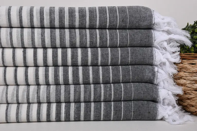 Bachelorette Gifts, Best Friend Gift Ideas, Best Wedding Gift, Home Decor Gifts, Gym Towel, Bachelorette Party Gift, 70x40 Cotton Striped Towel - 2