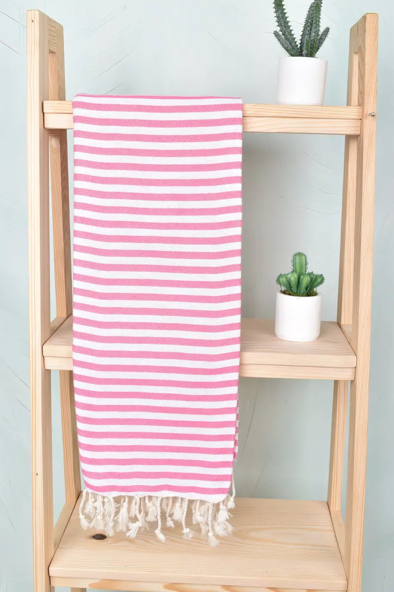 Bulk Order Towel, Birthday Gift, Bath towel, 70x40 Cotton Striped Towel, Bachelorette Party Gifts, Personalized Home Gift Wedding, Peshtemal Towel - 8