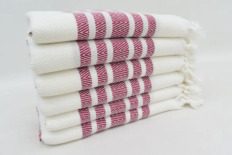 36x24 Cotton Herringbone Towel, Bridesmaid Gifts, Memorial Gift, Girl Trip Party Favor, Embroidery Towel, Wedding Favors, Turkish Hand Towel - 3