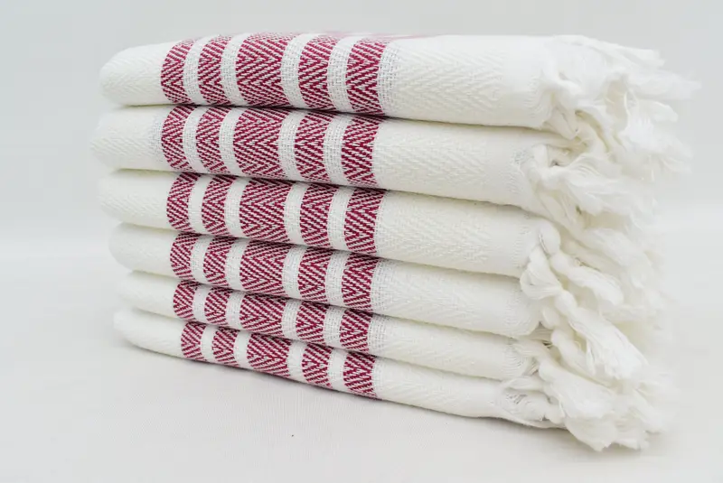 36x24 Cotton Herringbone Towel, Bridesmaid Gifts, Memorial Gift, Girl Trip Party Favor, Embroidery Towel, Wedding Favors, Turkish Hand Towel - 4