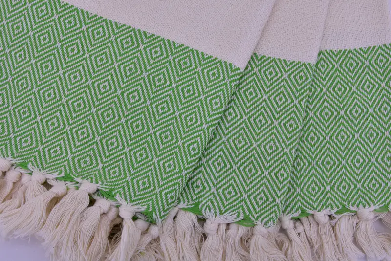 Home Gift, Monogram Hand Towel, Bridal Shower Gift, 36x20 Cotton Diamond Towel, Monogram Kitchen Towel, Monogrammed Hand Towel, Beach Wedding Favor - 6