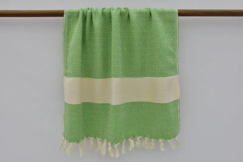 Home Gift, Monogram Hand Towel, Bridal Shower Gift, 36x20 Cotton Diamond Towel, Monogram Kitchen Towel, Monogrammed Hand Towel, Beach Wedding Favor - 5