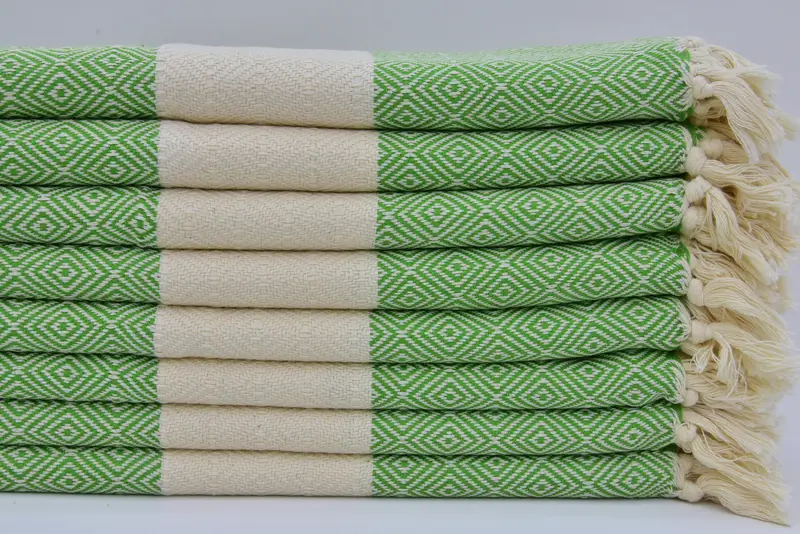 Home Gift, Monogram Hand Towel, Bridal Shower Gift, 36x20 Cotton Diamond Towel, Monogram Kitchen Towel, Monogrammed Hand Towel, Beach Wedding Favor - 2