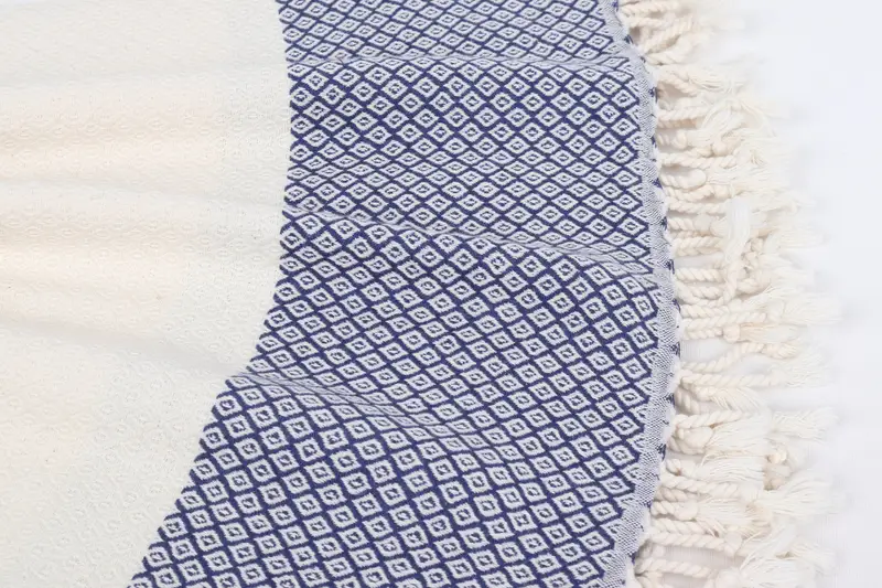 Monogrammed Beach Towel, Cotton towel, Memorial Gift, Personalized Gift, 70x36 Linen Diamond Towel, Luxury Turkish beach towel with fringe - 8