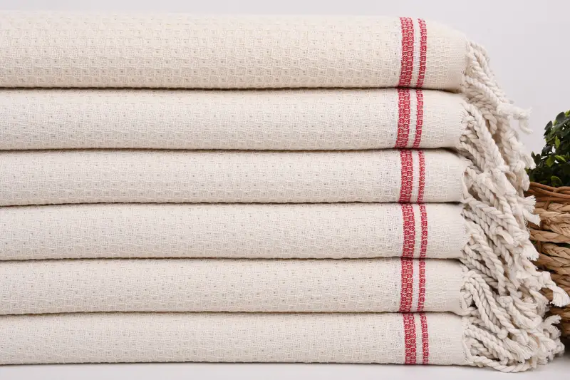 Spa Towel, Wedding Favors, Handmade Gift, Quick-Dry Beach Towel, Miami Bachelorette Party Favors, Large Turkish Towel, 68x36 Cotton Striped Towel - 2