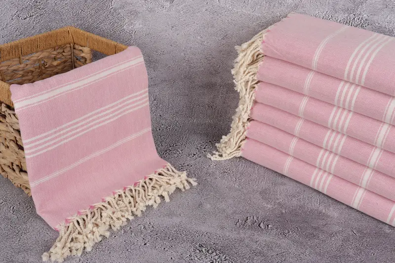 Organic Turkish towel, Maid Of Honor Gift, Peshtemal Towel, Guest Towel, Soft and absorbent Turkish towel, Turkish beach towel, Wedding Gifts Towel - 3