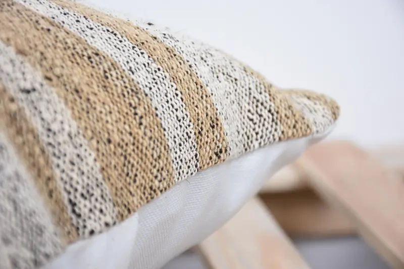 16x16 White Pillow Case, Turkish Kilim Pillow, Vintage Pillow Case, Gift Pillow, Neutral Pillow, Boho Pillow, Pillow - 7