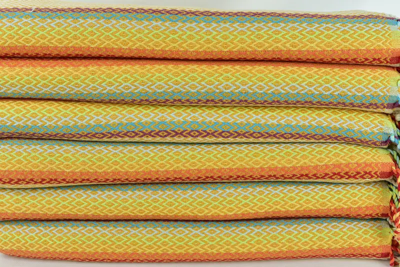 70x40 Cotton Diamond Towel, Organic Cotton Towel, Turkish beach towel, Sand-free towel, Absorbent towel, Bachelorette Party Favors Beach - 2
