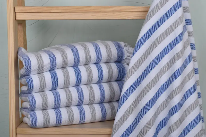 Bridal Gifts, Gym Towel, Spa Towel, 64x40 Cotton Striped Towel, Personalized Turkish Towel, Bridesmaid Gift, Bachelor Bachelorette Party Favors - 2
