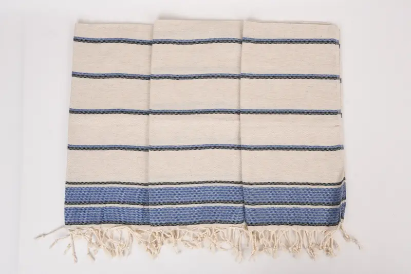 Nakış havlu, 40x20 keten çizgili havlu, toplu sipariş havlu, spa havlu, mutfak havlu, nedime hediyeleri, nakış havlu, monogramlı el havlu - 7