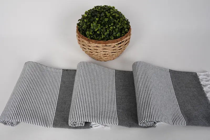 40x18 Baumwollstreifentuch, Geschenk für die Wohnkultur, Brautjungferngeschenke, personalisiert - 8