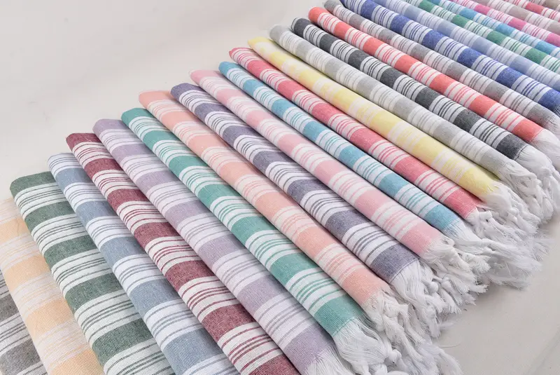 Large Turkish Towel, Wedding Favors, 70x40 Cotton Striped Towel, Spa Towel, Custom Towel, Wedding Shower Gift, Halloween Bachelorette Party Favors - 8