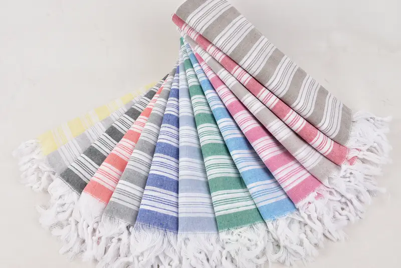 Large Turkish Towel, Wedding Favors, 70x40 Cotton Striped Towel, Spa Towel, Custom Towel, Wedding Shower Gift, Halloween Bachelorette Party Favors - 6