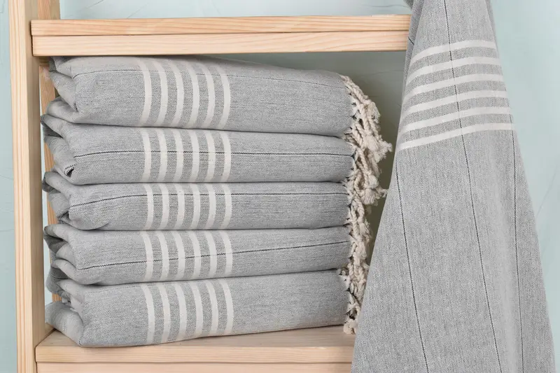 Best Friend Gift Ideas, Turkish towel, Bachelor Gifts, Florida Bachelorette Party Favors, 70x40 Cotton Striped Towel, Yoga Towel, Bridal Shower Gift - 2