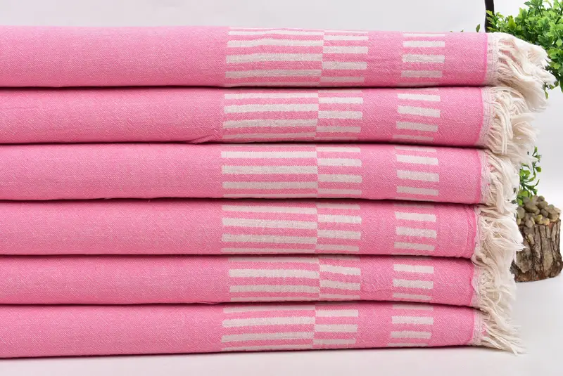 Peshtemal, 70x38 Cotton Fish Design Towel, Spa Towel, Custom Wedding Gifts, Bachelor Gifts, Girls Weekend Getaways Ideas, Lightweight Turkish towel - 4