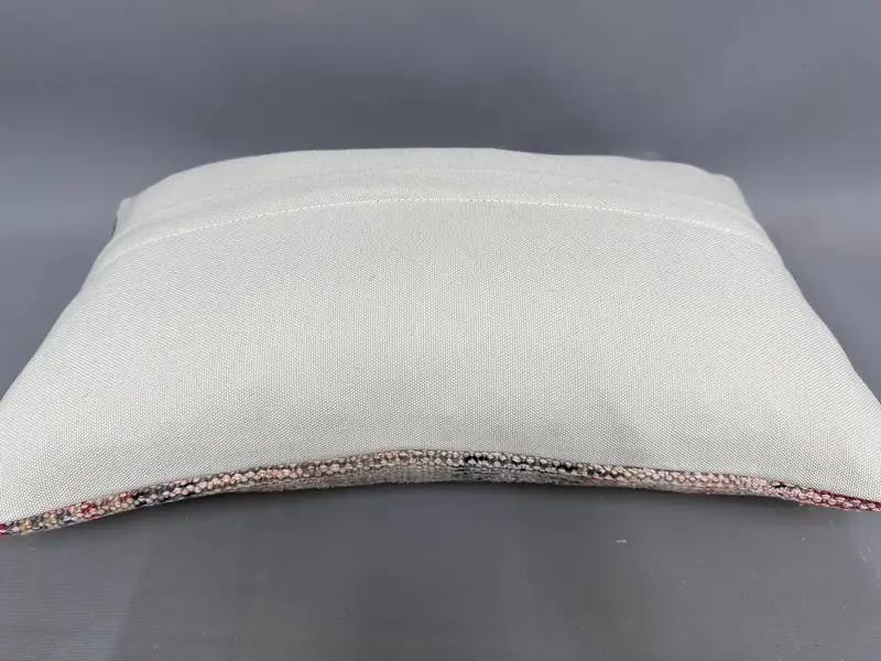 Pastel Cushion, 12x20 Beige Pillow, Cushion Cover, Garden Pillow Sham, Custom Cushion, Ethnical Kilim Rug Pillow, Throw Kilim Pillow, Vintage Pillow - 7