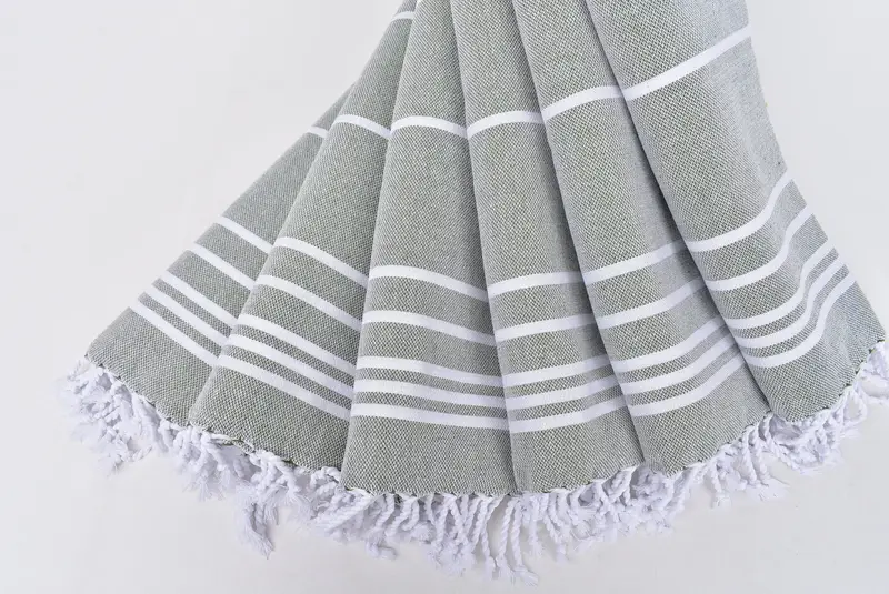 Bridesmaid Gifts, Personalized Gifts, Wedding Day Gift For Bride, Gym Towel, Organic Tea Towel, Turkish Towel Hand Towel, 38x18 Cotton Striped Towel - 4