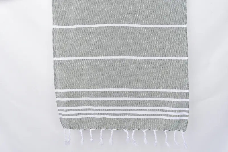Bridesmaid Gifts, Personalized Gifts, Wedding Day Gift For Bride, Gym Towel, Organic Tea Towel, Turkish Towel Hand Towel, 38x18 Cotton Striped Towel - 8