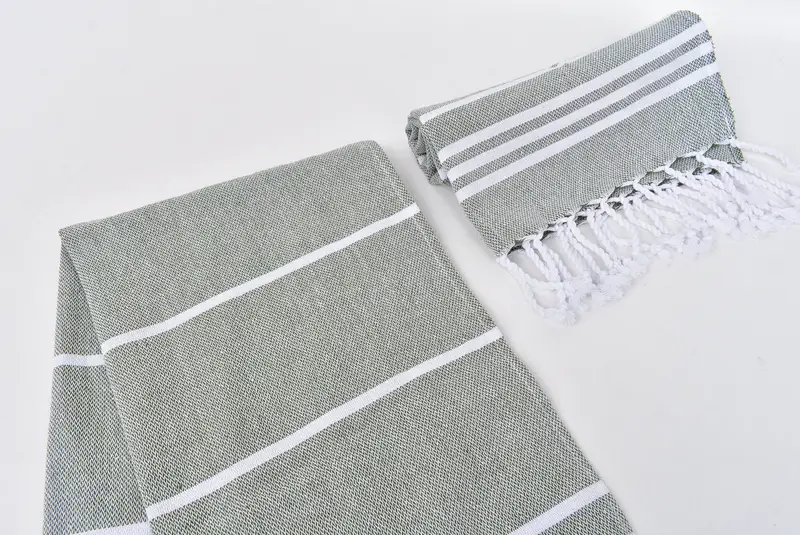 Bridesmaid Gifts, Personalized Gifts, Wedding Day Gift For Bride, Gym Towel, Organic Tea Towel, Turkish Towel Hand Towel, 38x18 Cotton Striped Towel - 7