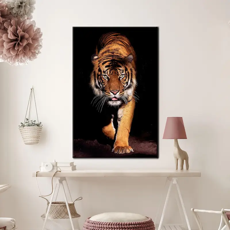 Modern Wildlife Canvas: Wild Animal Art for Your Man Cave