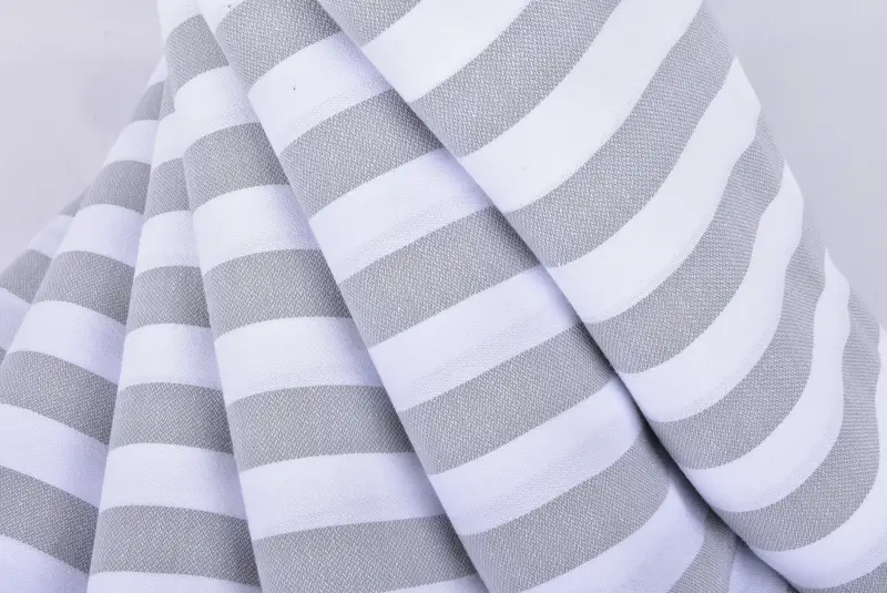 Handmade Gift, Unique Wedding Gift, 64x40 Cotton Striped Towel, Quick-Dry Beach Towel, Birthday Gift, Organic Turkish towel, Summer Towel, Spa Towel - 5