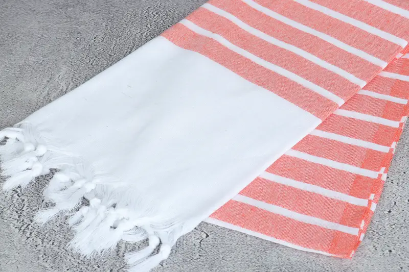 Monogram Beach Towel, Personalized Gift, Summer Gift, 70x40 Cotton Striped Towel, Xmas Gifts, Turkish bath towel for spa, Custom Turkish Towel - 5