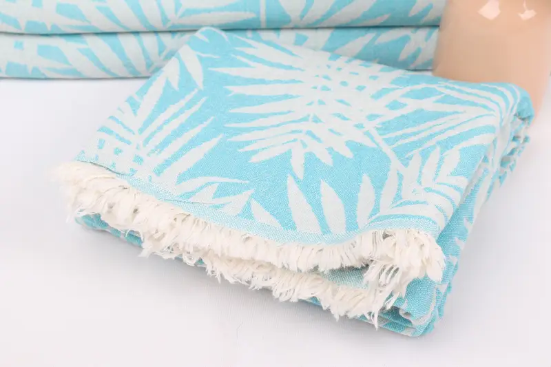 Custom Gift, 64x40 Cotton Floral Patterned Towel, Personalized Gifts, Gifts For Him, Sand-free peshtemal towel for the beach, Gym Towel, Xmas Gifts - 6