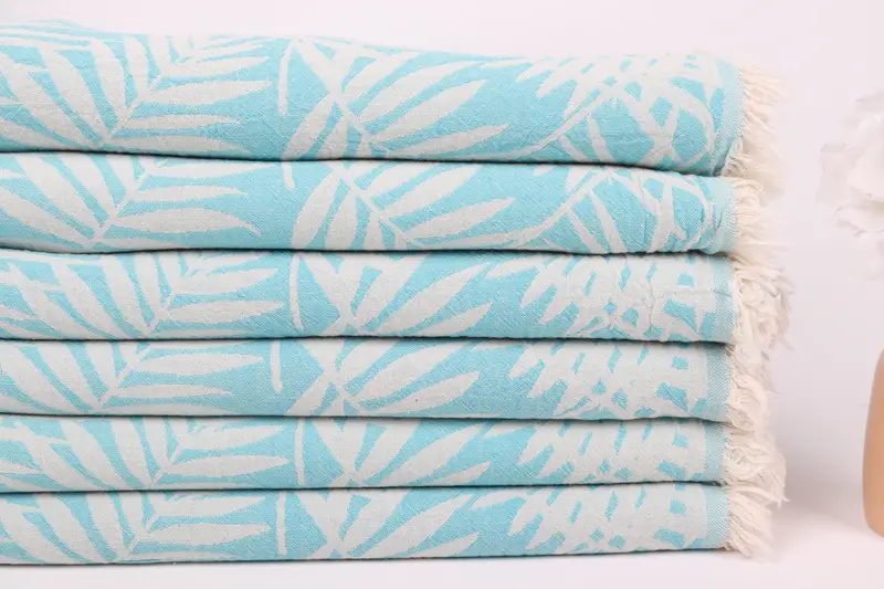 Custom Gift, 64x40 Cotton Floral Patterned Towel, Personalized Gifts, Gifts For Him, Sand-free peshtemal towel for the beach, Gym Towel, Xmas Gifts - 4