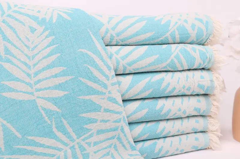 Custom Gift, 64x40 Cotton Floral Patterned Towel, Personalized Gifts, Gifts For Him, Sand-free peshtemal towel for the beach, Gym Towel, Xmas Gifts - 2