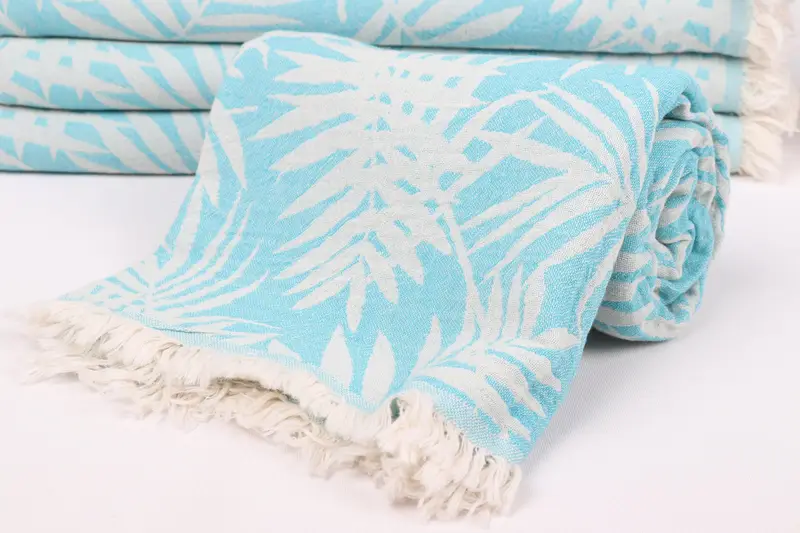Custom Gift, 64x40 Cotton Floral Patterned Towel, Personalized Gifts, Gifts For Him, Sand-free peshtemal towel for the beach, Gym Towel, Xmas Gifts - 5