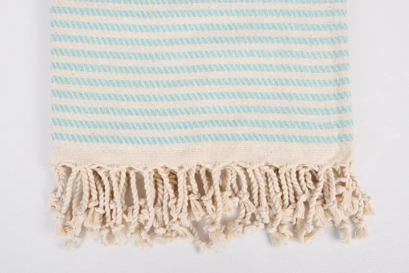70x40 Cotton Polka Dot Towel, Bathroom Towel, Turkish bath towel, Embroidered Towel, Handwoven Turkish Towel, Wedding Towel, Sand-free towel - 3