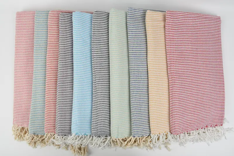 Handmade Turkish Towel, Bachelorette Party Favors, Custom Wedding Gifts, 68x40 Cotton Geometric Towel, Home Gift, Absorbent Turkish towel - 3
