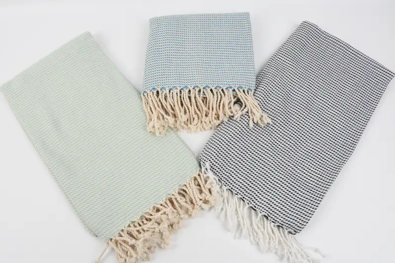 Handmade Turkish Towel, Bachelorette Party Favors, Custom Wedding Gifts, 68x40 Cotton Geometric Towel, Home Gift, Absorbent Turkish towel - 8
