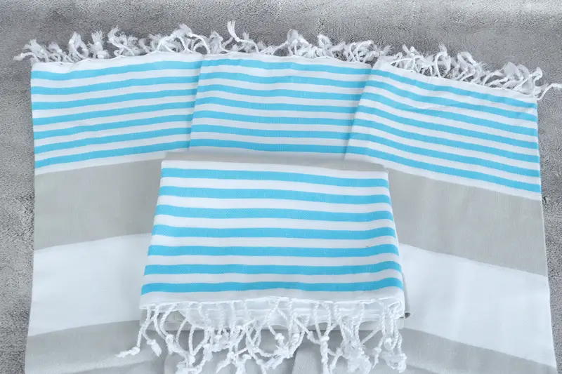 Beach Bachelorette Party Decorations, Wedding Day Gift For Bride, 70x40 Cotton Striped Towel, Beach towel, Home Decor Gifts, Quick-dry peshtemal - 4