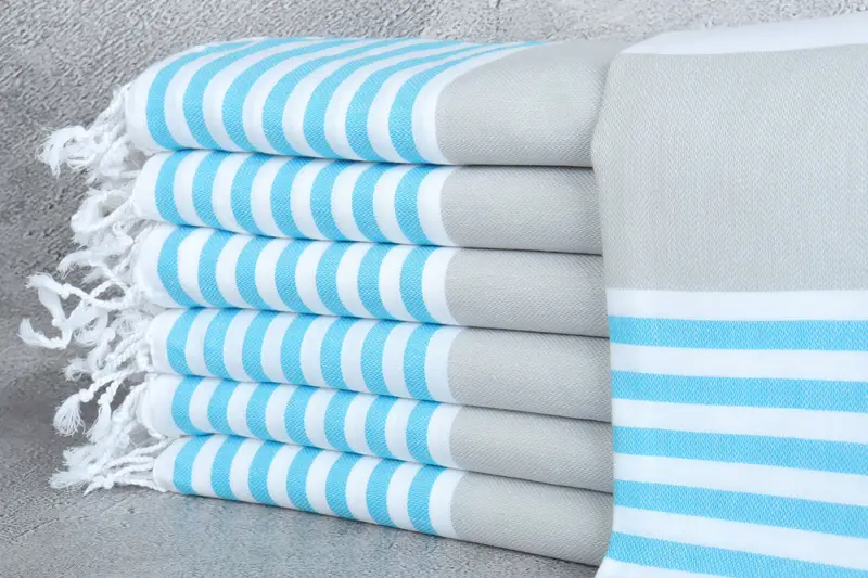 Beach Bachelorette Party Decorations, Wedding Day Gift For Bride, 70x40 Cotton Striped Towel, Beach towel, Home Decor Gifts, Quick-dry peshtemal - 1