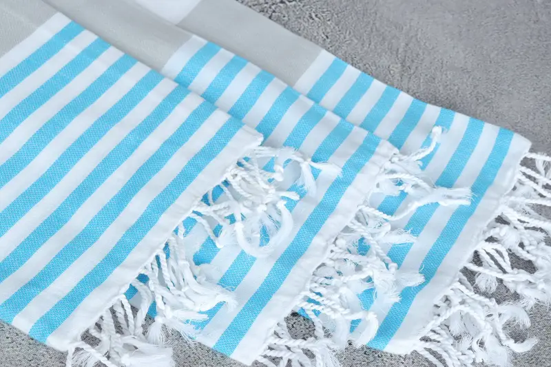 Beach Bachelorette Party Decorations, Wedding Day Gift For Bride, 70x40 Cotton Striped Towel, Beach towel, Home Decor Gifts, Quick-dry peshtemal - 5