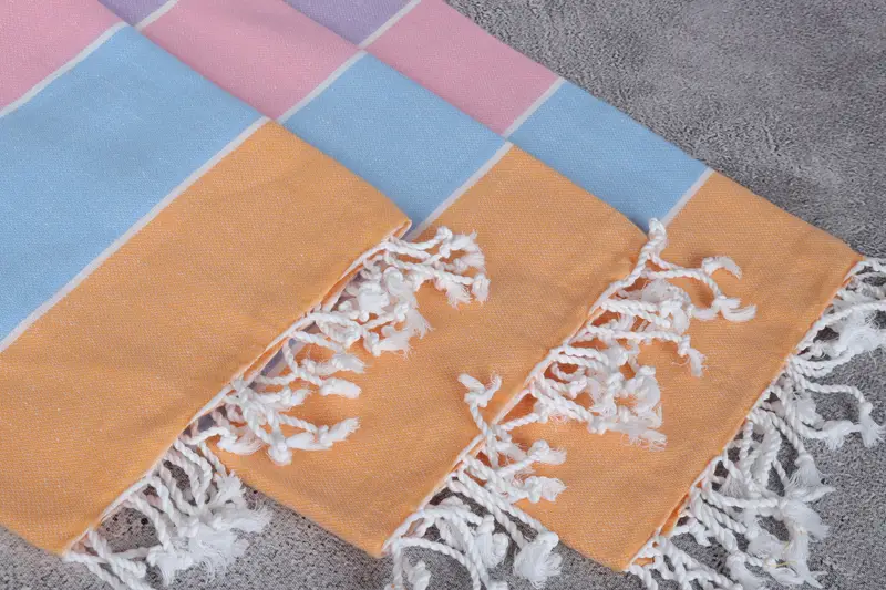 Wedding Towel, 70x40 Cotton Striped Towel, Personalized Gift For Her, Thin towel, Bridemaids Beach Towel, Lightweight Turkish towel, Absorbent towel - 5